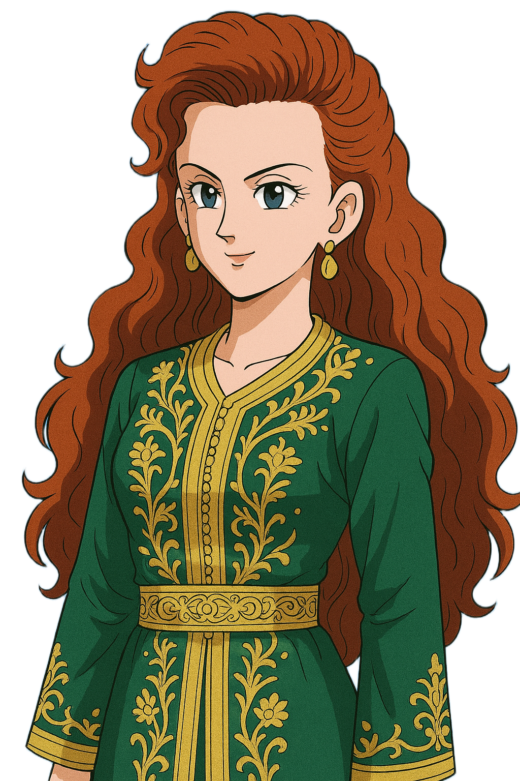 If Princess Lalla Salma of Morocco were in Dragon Ball Blank Meme Template