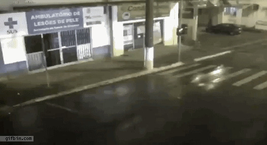 Car crash through building Blank Meme Template