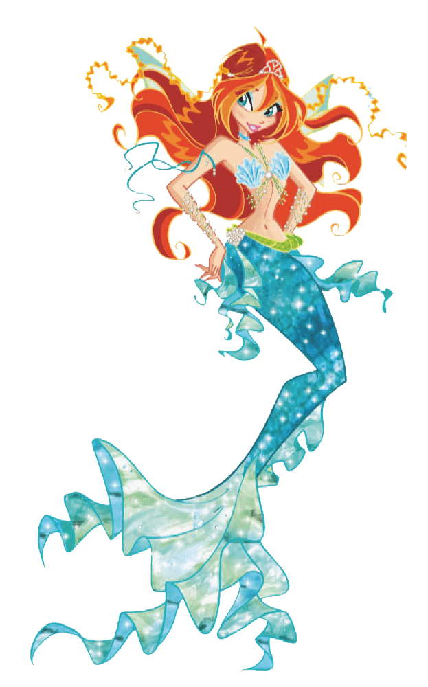 Winx club - Bloom Mearmaid Blank Meme Template