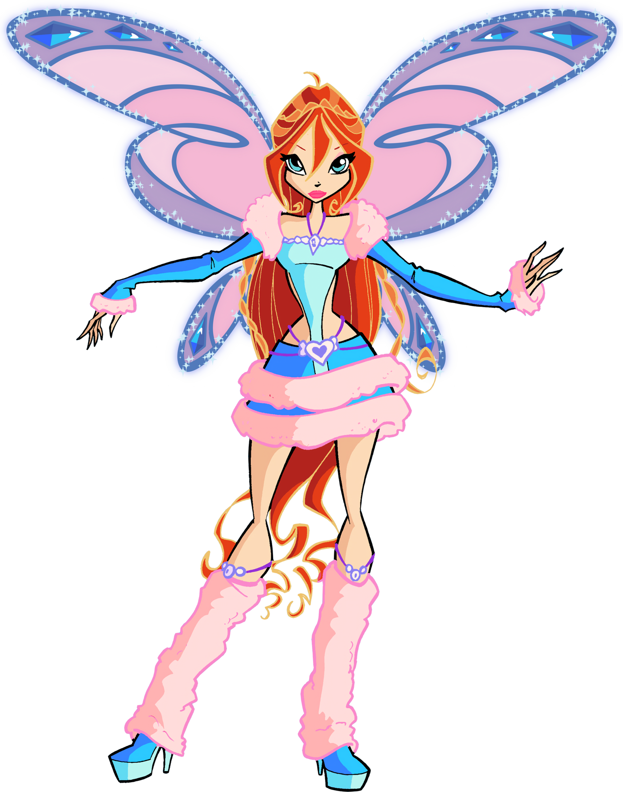 winx club bloom 4 season lovix 2D concept Blank Meme Template