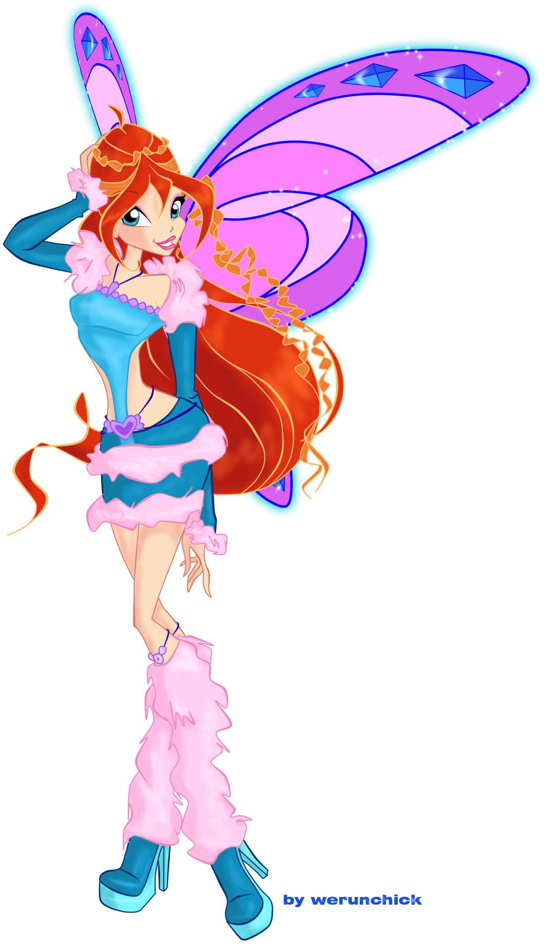 Bloom Lovix From Winx Club Blank Meme Template