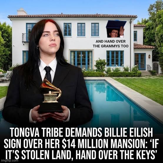 What about the stolen Grammys? | AND HAND OVER THE GRAMMYS TOO | image tagged in billie eilish,stolen,grammys,stolen memes week,los angeles,robbie rotten | made w/ Imgflip meme maker