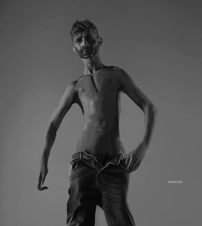 Skinny chad Blank Meme Template