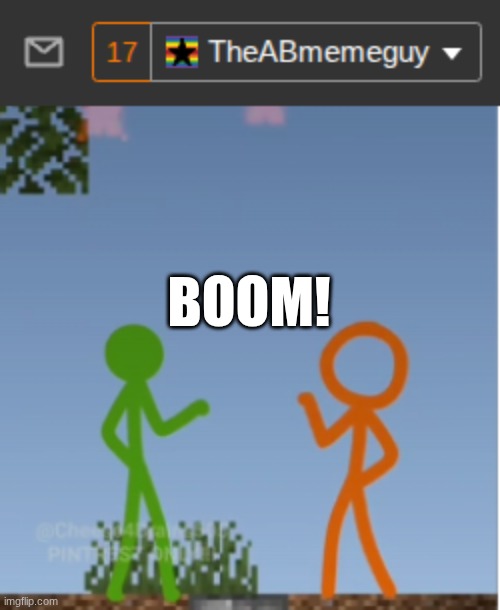 DAMN that's a lot | BOOM! | image tagged in alan becker,animator vs animation,damn,notifications,tsc,green | made w/ Imgflip meme maker