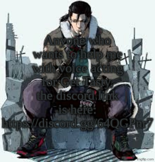 Dragunov the Thinker | Anyone who wants to help me with voice acting for Get Tasty, the Discord link is here:
https://discord.gg/64QGPnr7 | image tagged in dragunov the thinker | made w/ Imgflip meme maker