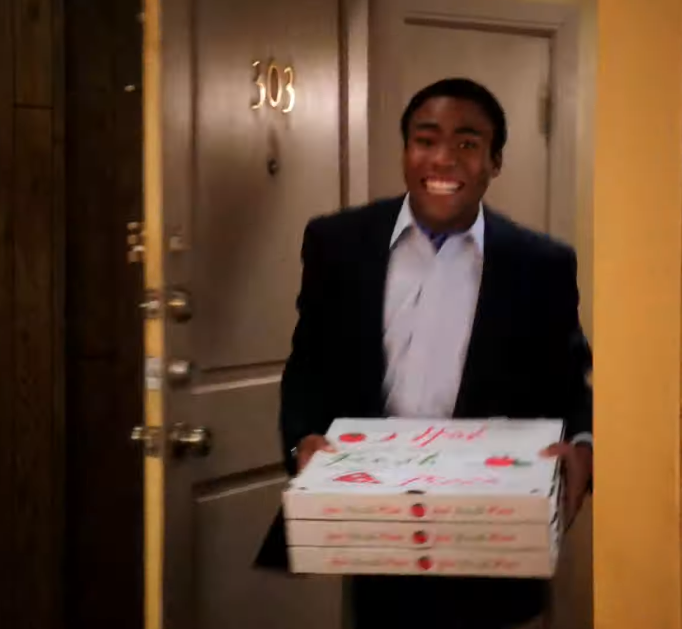 Troy Happy Pizzas Blank Meme Template