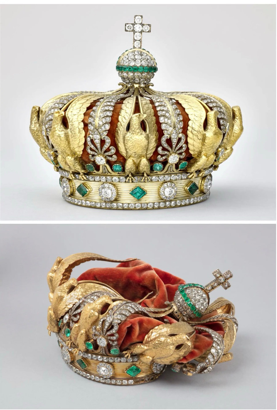 Before / After French Crown Blank Meme Template