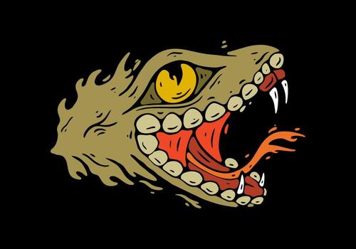 Cut the snake head Blank Meme Template