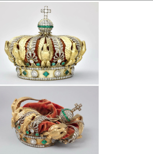 Before / After French Crown Blank Meme Template