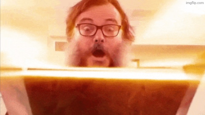when you log on and see that doctor somewhere is online | image tagged in jack black reading book | made w/ Imgflip meme maker