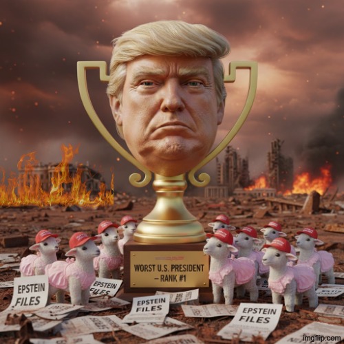Congrats!  #1 Worst Ever! | image tagged in worst ever,participation trophy,blank trophy,trump,make america great again,we are number one | made w/ Imgflip meme maker