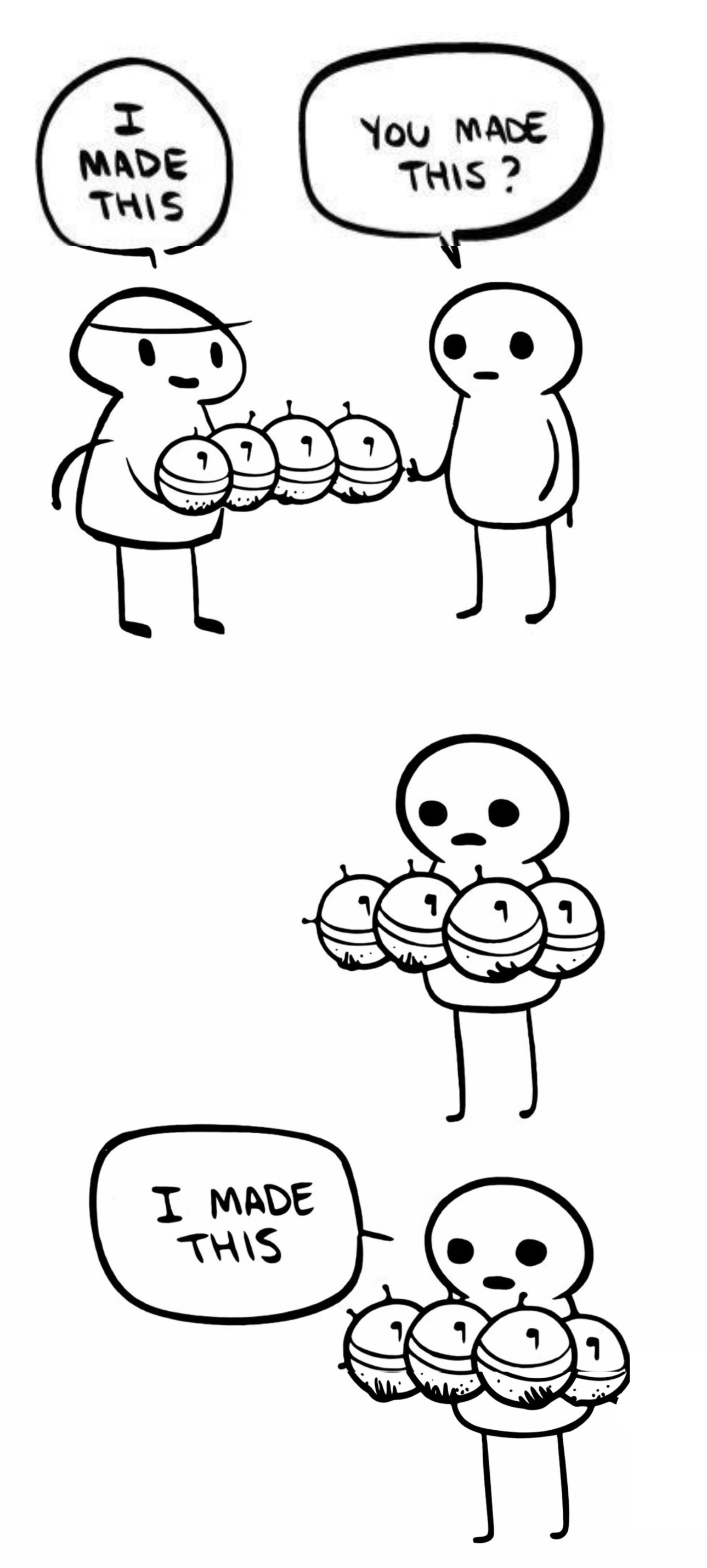 I made this - four balls Blank Meme Template