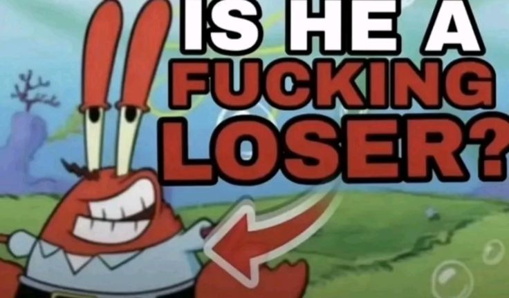 is he a fucking loser | image tagged in is he a fucking loser | made w/ Imgflip meme maker