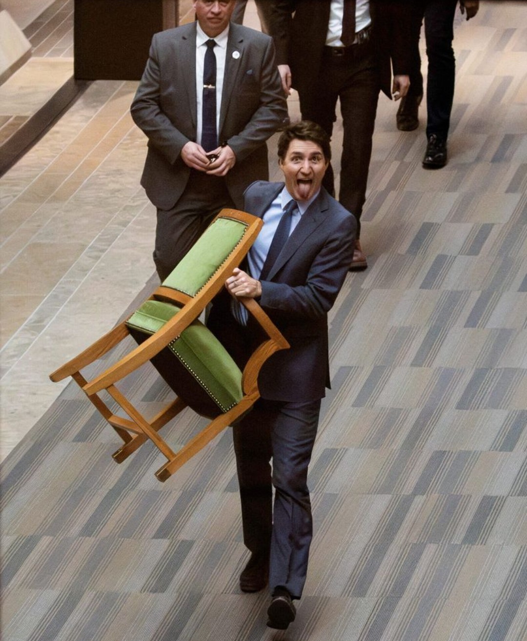 Trudeau Exit Blank Meme Template