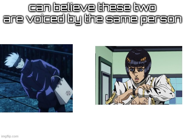 THEY'RE BOTH GAY (you cannot stop my opinions) | can believe these two are voiced by the same person | made w/ Imgflip meme maker