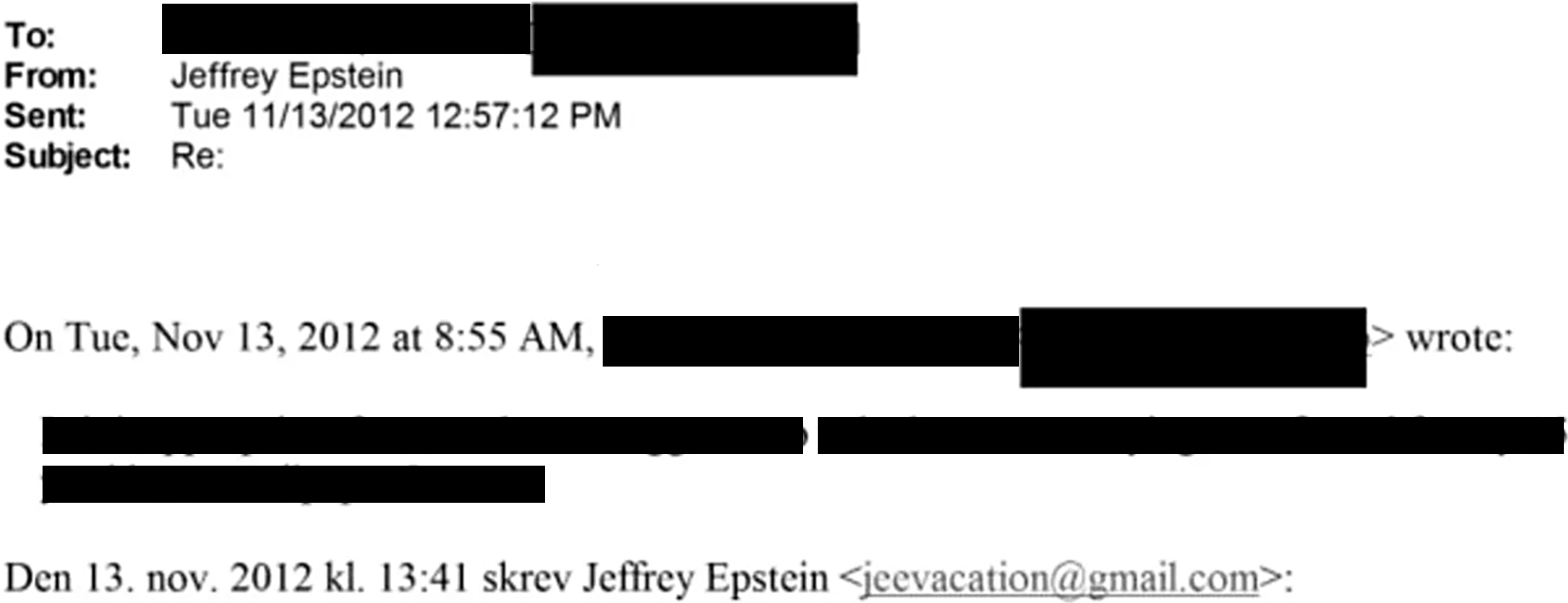 Mail from Epstein Blank Meme Template