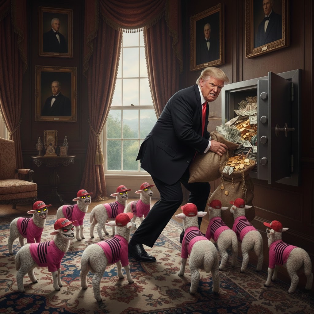 Trump holds American progress hostage Blank Meme Template