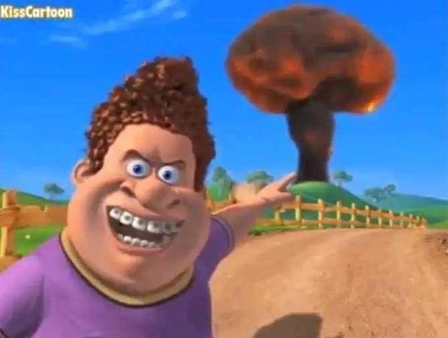 High Quality snotty boy laugh Blank Meme Template