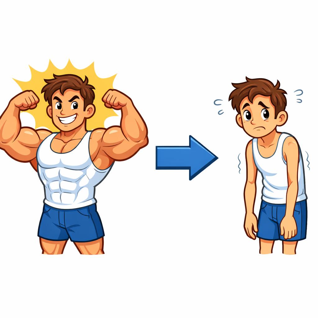a buff guy then a arrow to a very week gur that looks exactly th Blank Meme Template