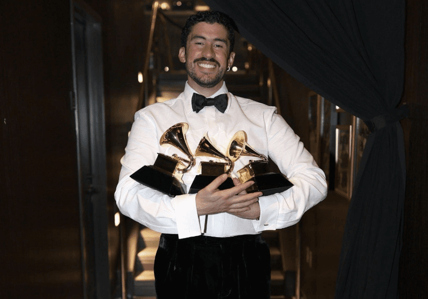 Bad bunny with awards Blank Meme Template