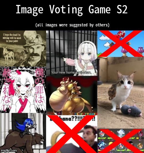 no banbana, k1, btw this time the bossfight is whatever image wins the game | made w/ Imgflip meme maker