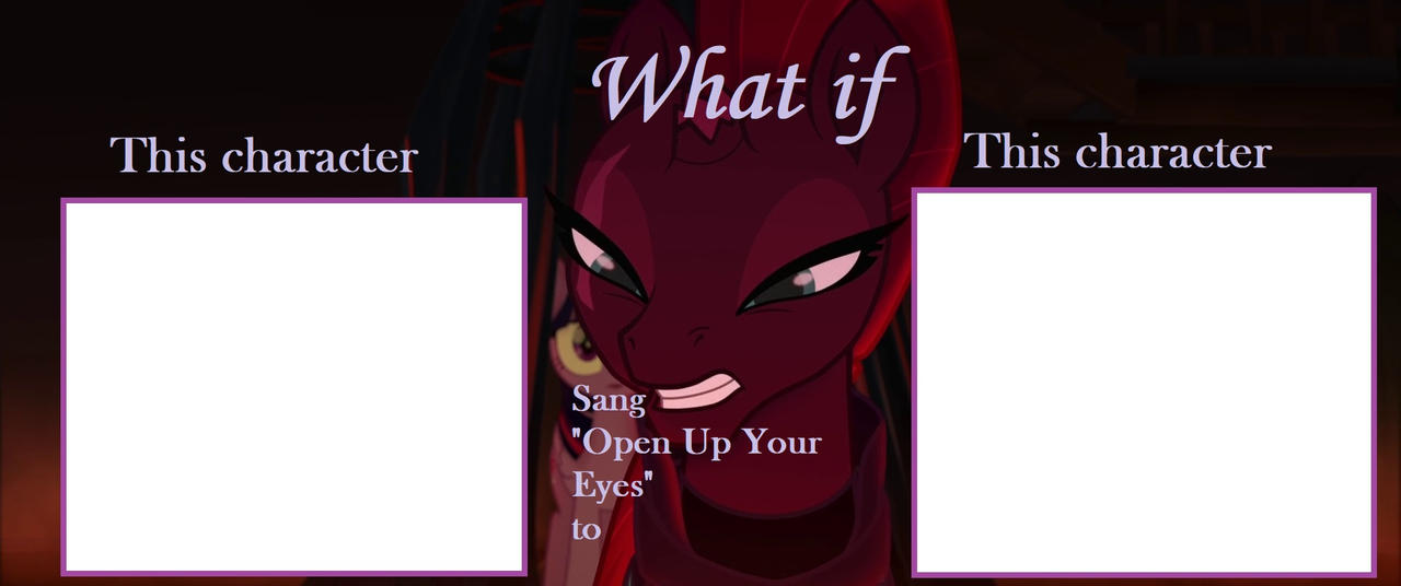 Open Up Your Eyes Song Meme Blank Meme Template