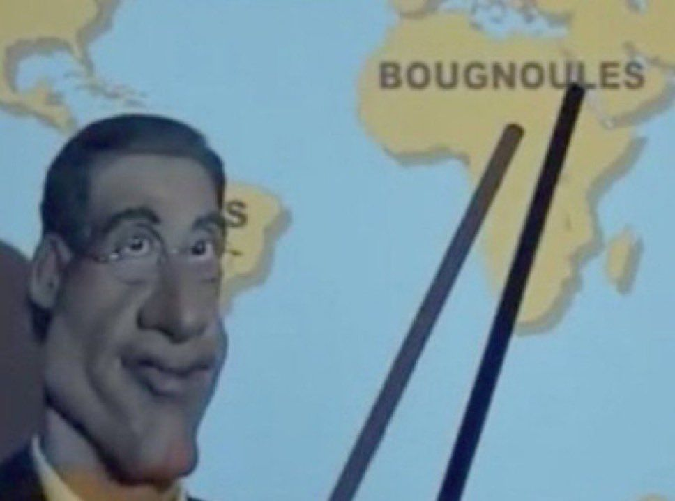 les guignols monsieur sylvestre bougnoules Blank Meme Template