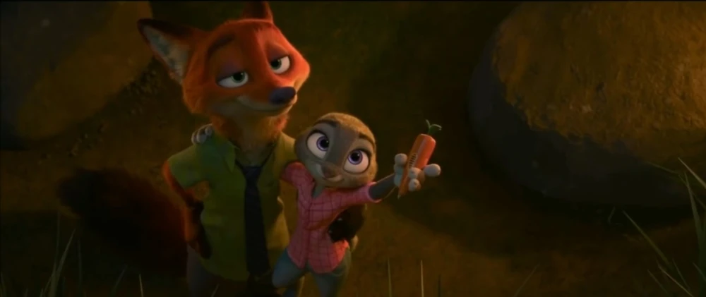 bunny and orange dog Blank Meme Template