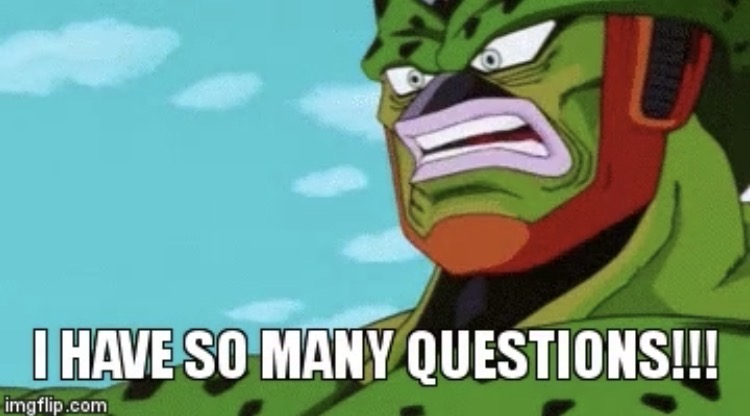 I HAVE SO MANY QUESTIONS Blank Meme Template