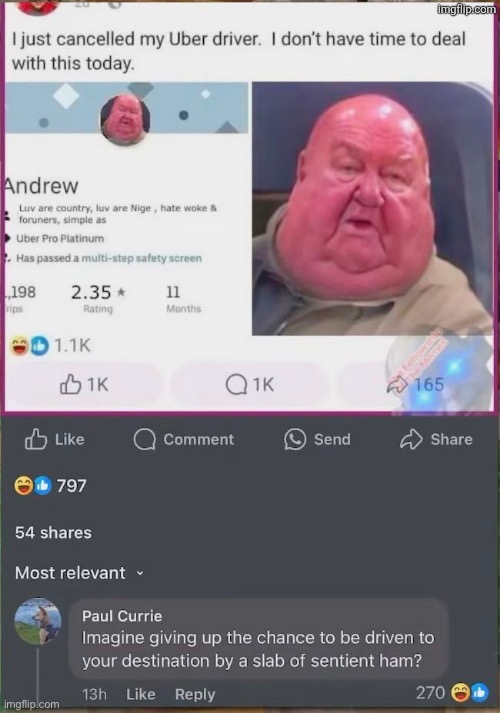 mf is uncooked | image tagged in ham,tag,i hate knitters | made w/ Imgflip meme maker