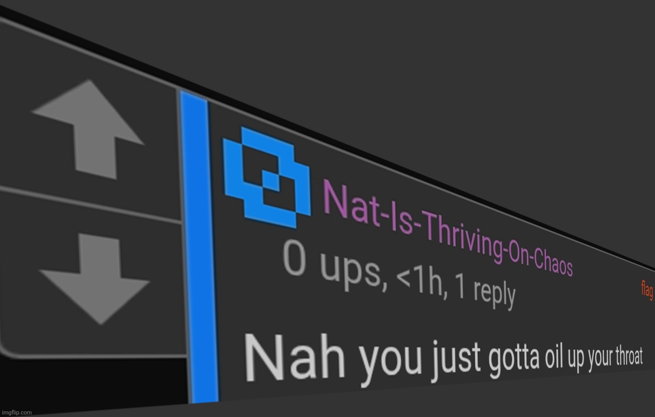 Oil up your throat | made w/ Imgflip meme maker