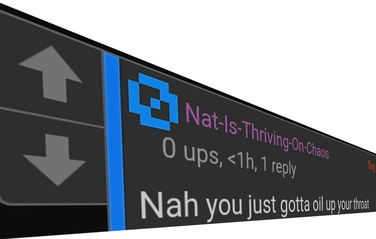 Oil up your throat Blank Meme Template