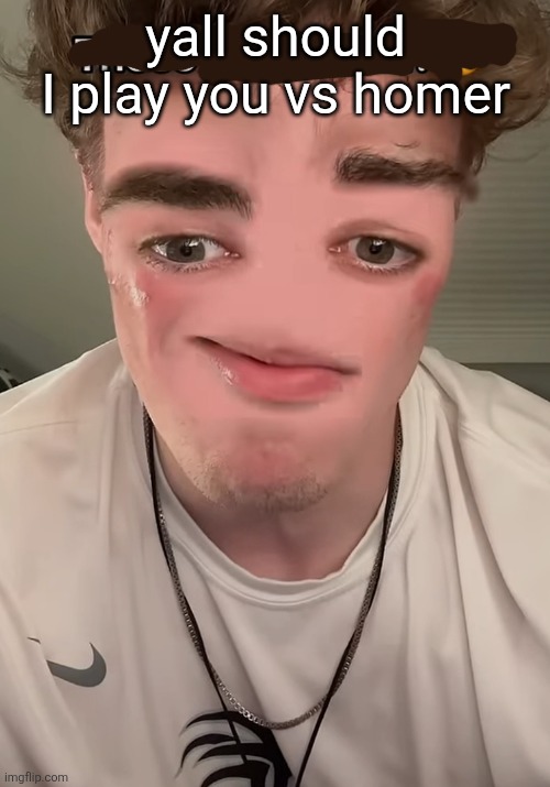 seems like a fun game kinda like BEAR or horror elevator or smth | yall should I play you vs homer | image tagged in those who know | made w/ Imgflip meme maker