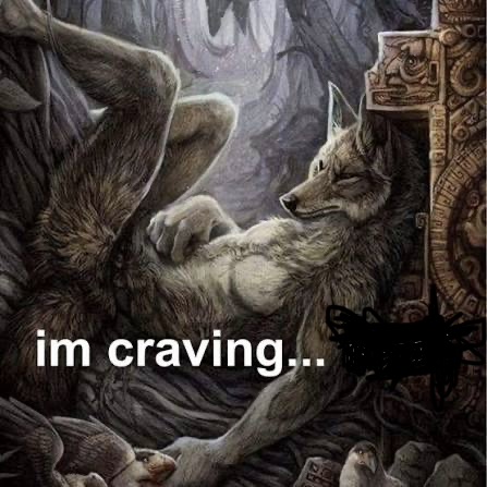 Wolf Craving Blank Meme Template