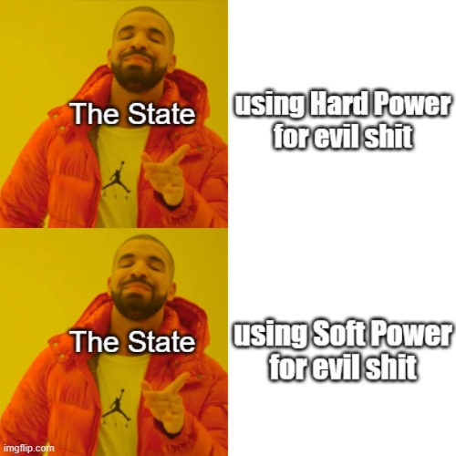 the state | image tagged in politics,government,evil,power | made w/ Imgflip meme maker
