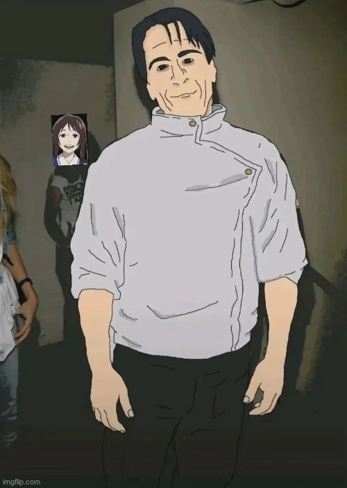 image tagged in jjk,yuta,rikka | made w/ Imgflip meme maker