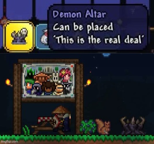 image tagged in terraria,video games,gaming,nintendo switch,screenshots | made w/ Imgflip meme maker