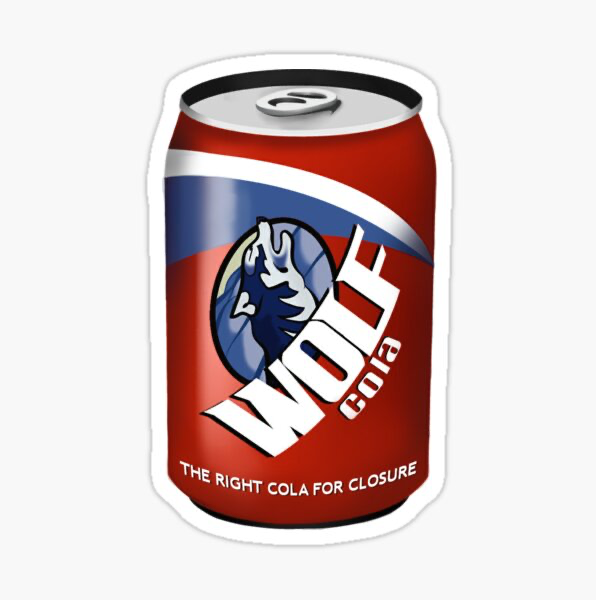 Wolf cola Blank Meme Template