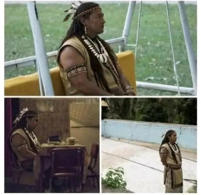 Indian Waiting Blank Meme Template