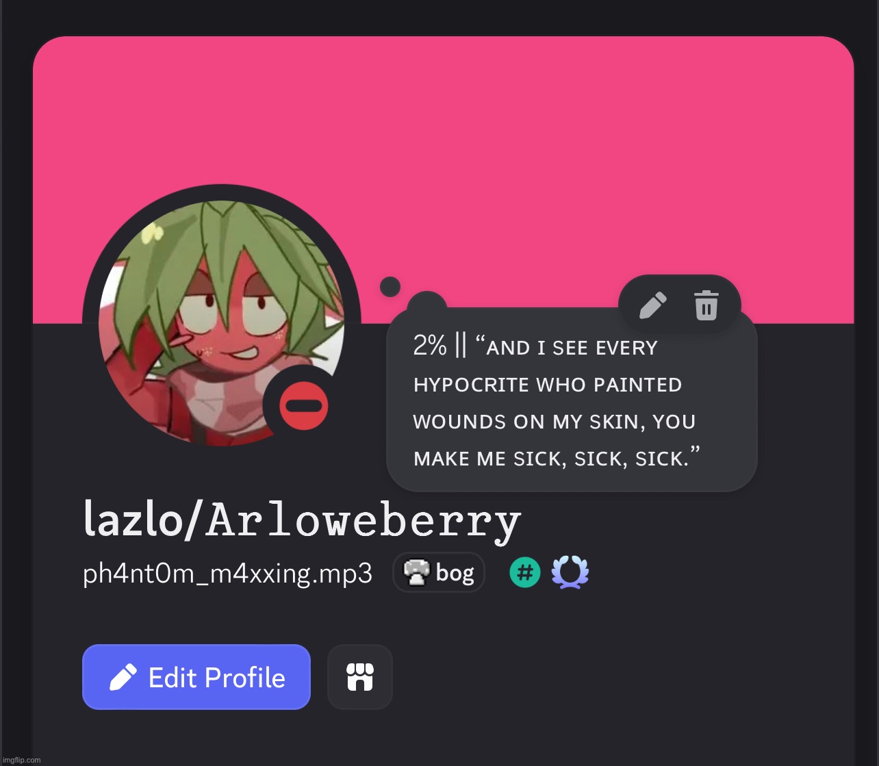 rate the discord i guess. ignore the status. lyrics are a reference to a song i like. | made w/ Imgflip meme maker