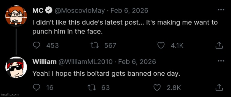 MC and William reacting to a Spencer Hubert post on Bluranth | image tagged in mc,william,mc and william,bluranth,spencer hubert | made w/ Imgflip meme maker