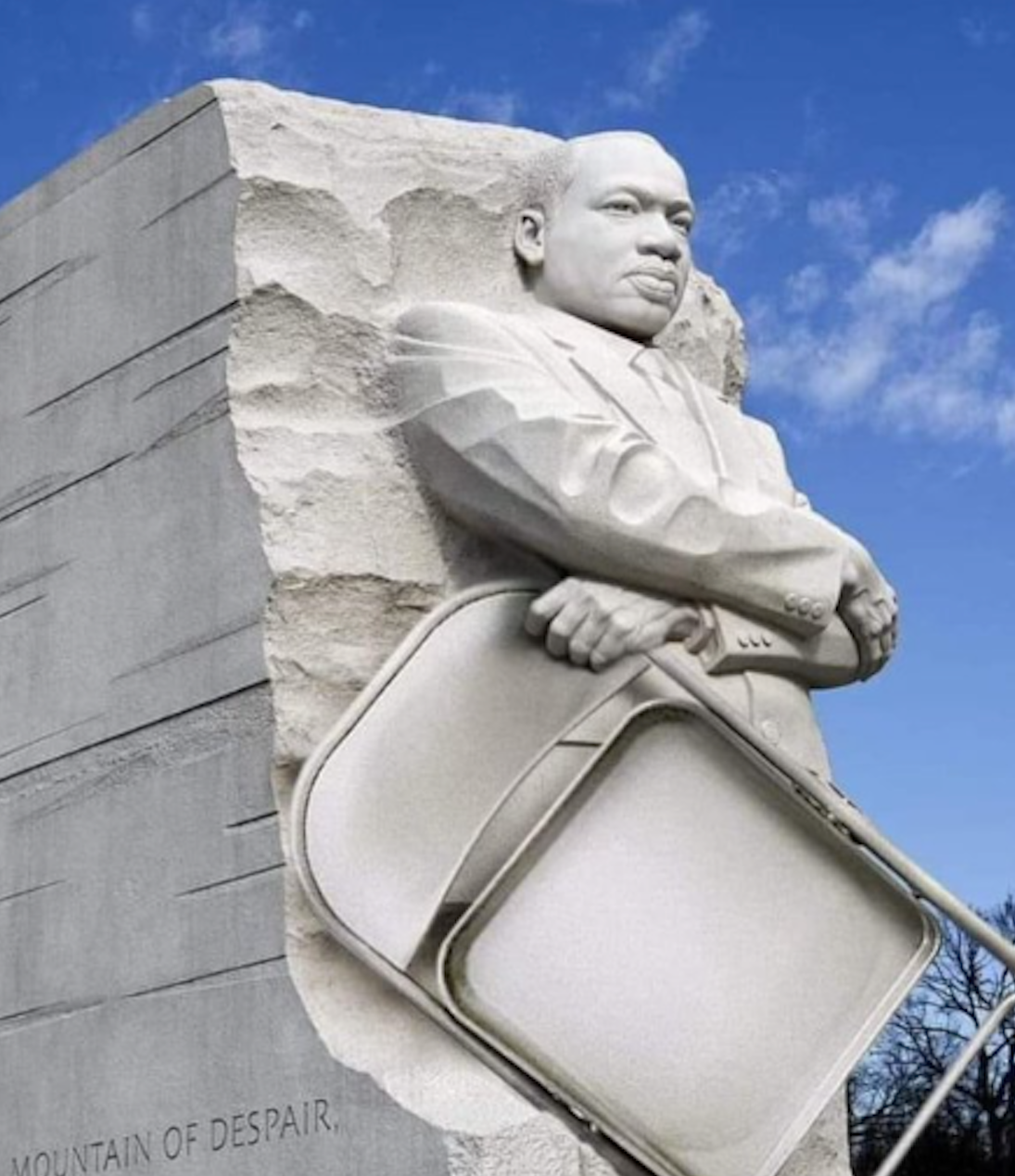 MLK Chair Blank Meme Template