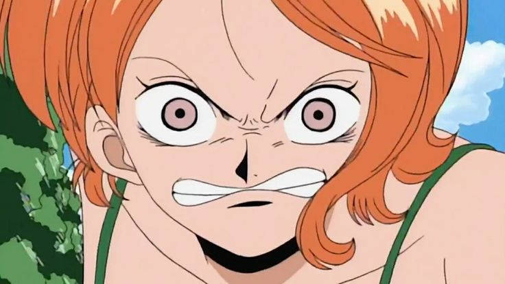 angry nami Blank Meme Template