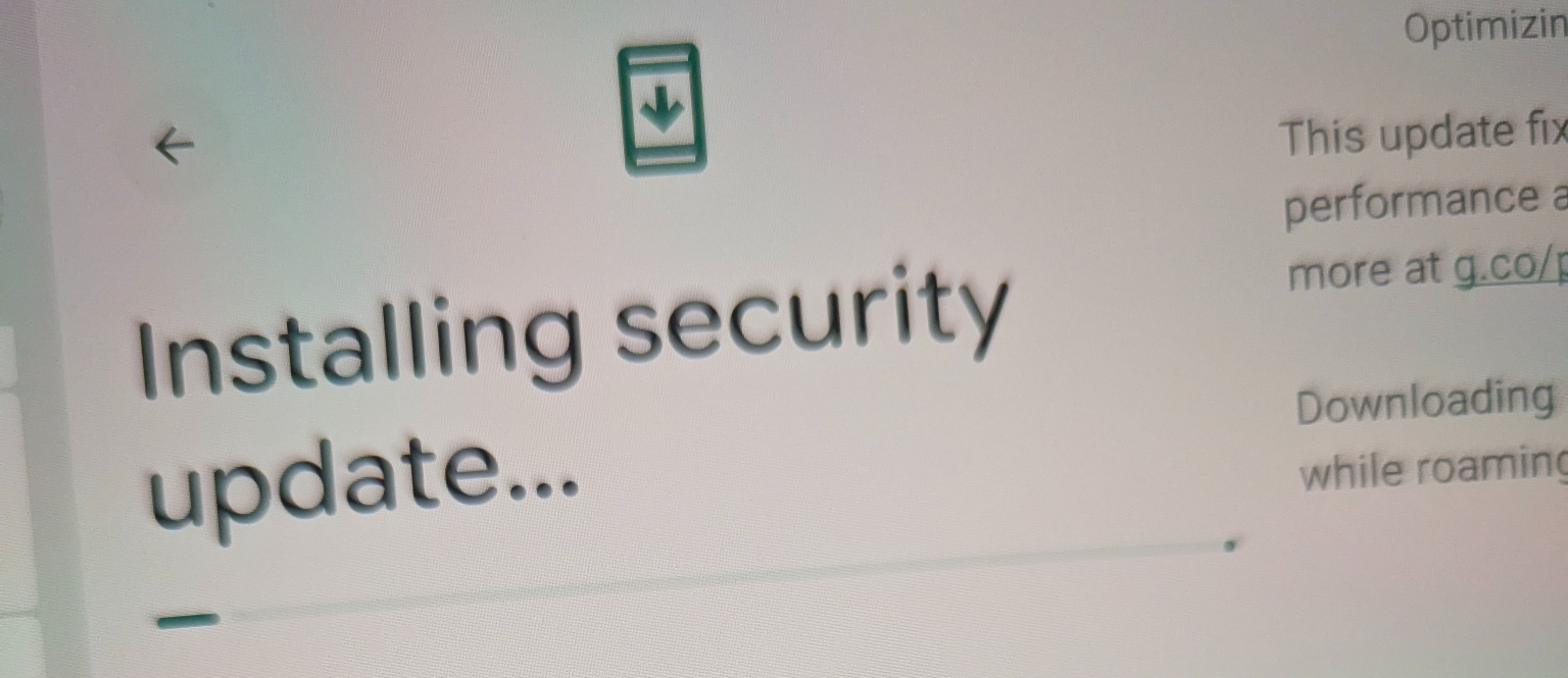 Android security update Blank Meme Template