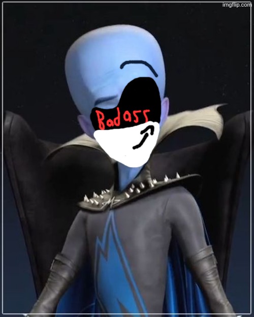 Queen deleted ruins | image tagged in megamind,queen,deltarune | made w/ Imgflip meme maker