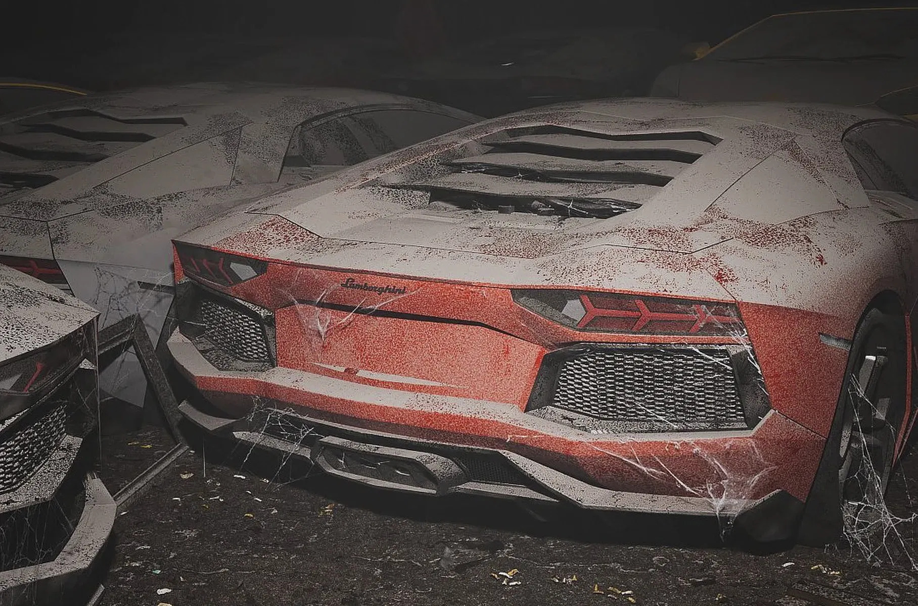 Dusty Lamborghini Avendandor Blank Meme Template