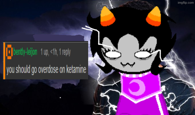go overdose on ketamine Blank Meme Template