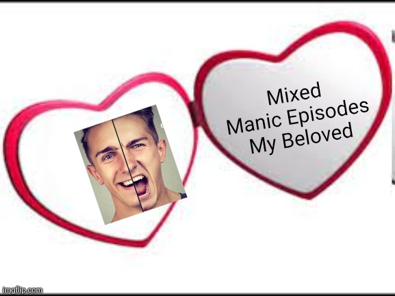 BIPOLAR GO BRRRRR | Mixed Manic Episodes My Beloved | image tagged in my beloved | made w/ Imgflip meme maker