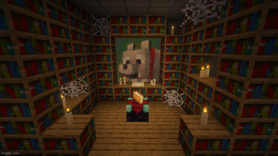 was bored so I made a funeral for dogs that have died | image tagged in minecraft | made w/ Imgflip meme maker