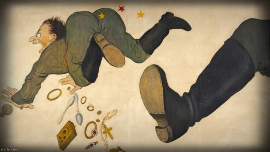 Anti-Soviet propaganda drawing | image tagged in propaganda | made w/ Imgflip meme maker